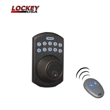 Lockey Lockey: E915 Electronic Keypad Deadbolt Lock E915-BB